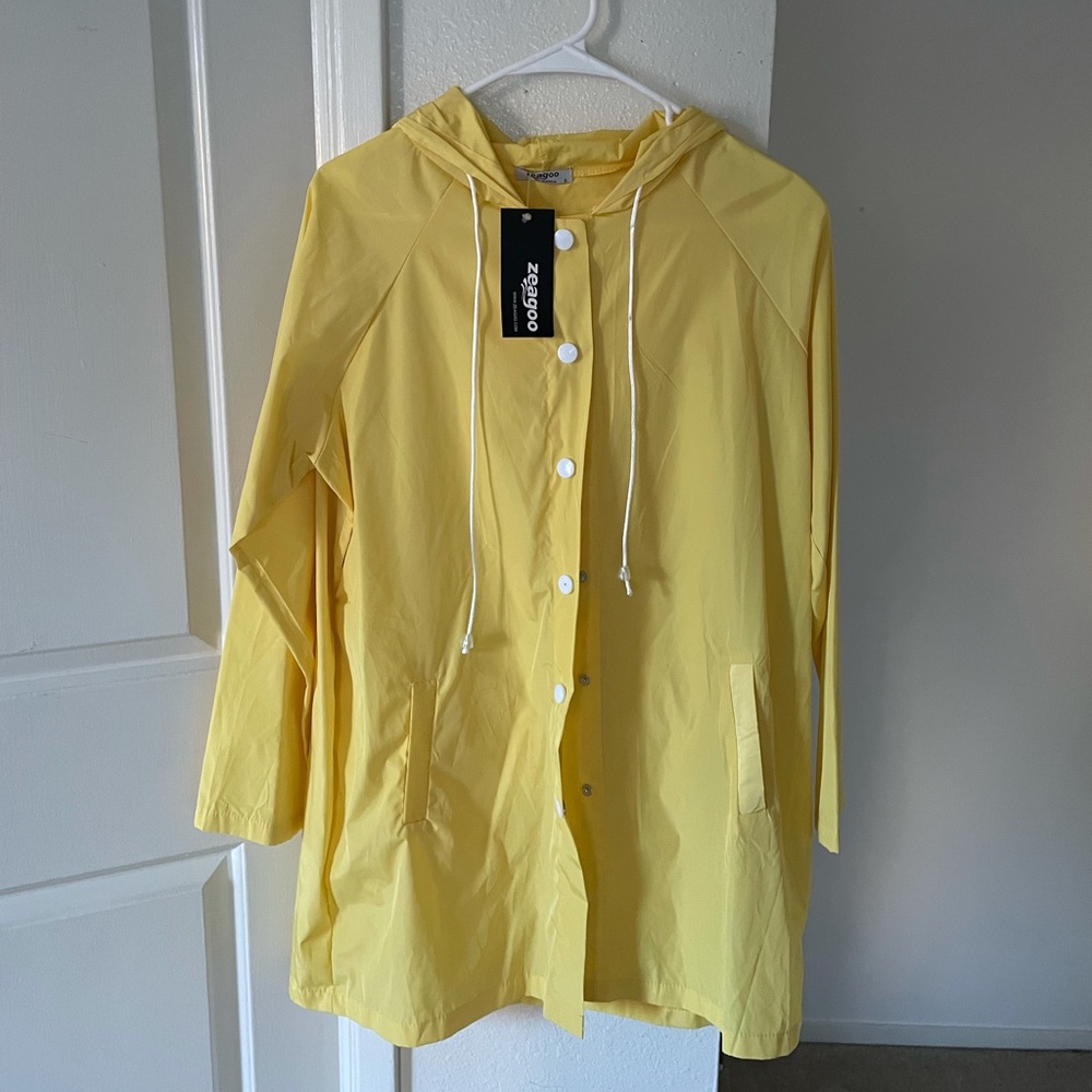 Yellow raincoat